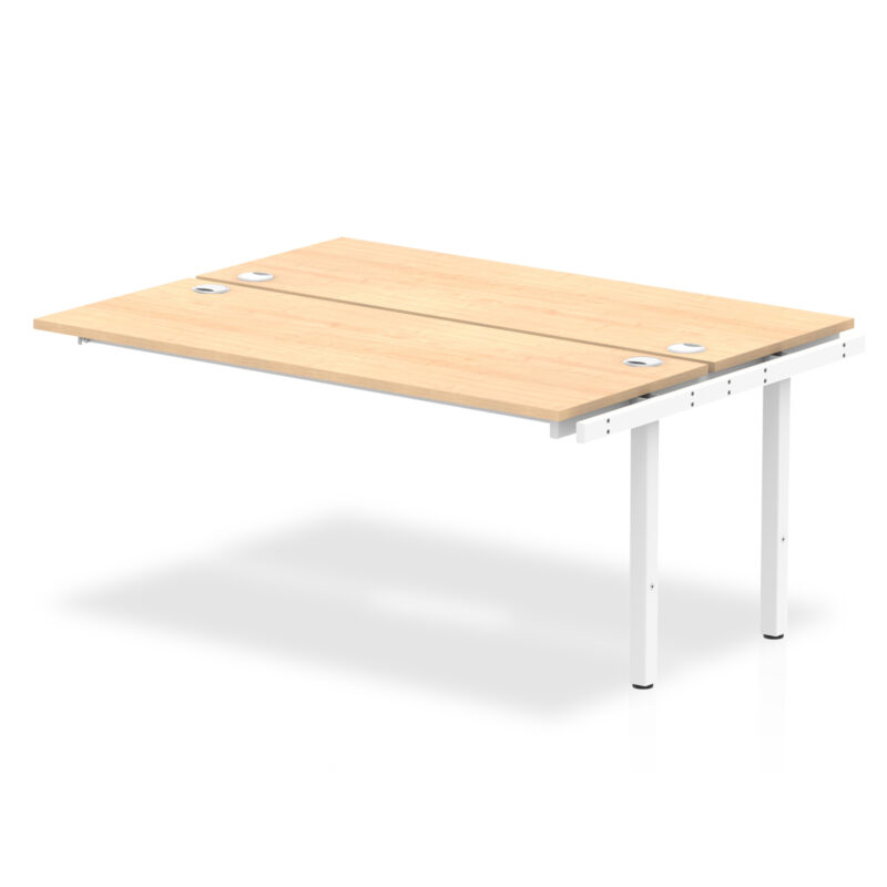 impulse b2b bench desk 2 person extension kit