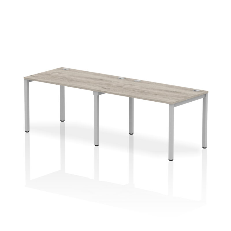 impulse single row bench desk 2 person
