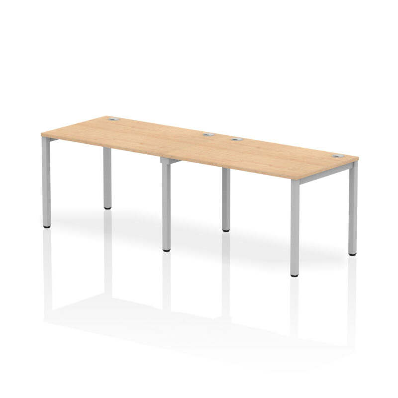 impulse single row bench desk 2 person