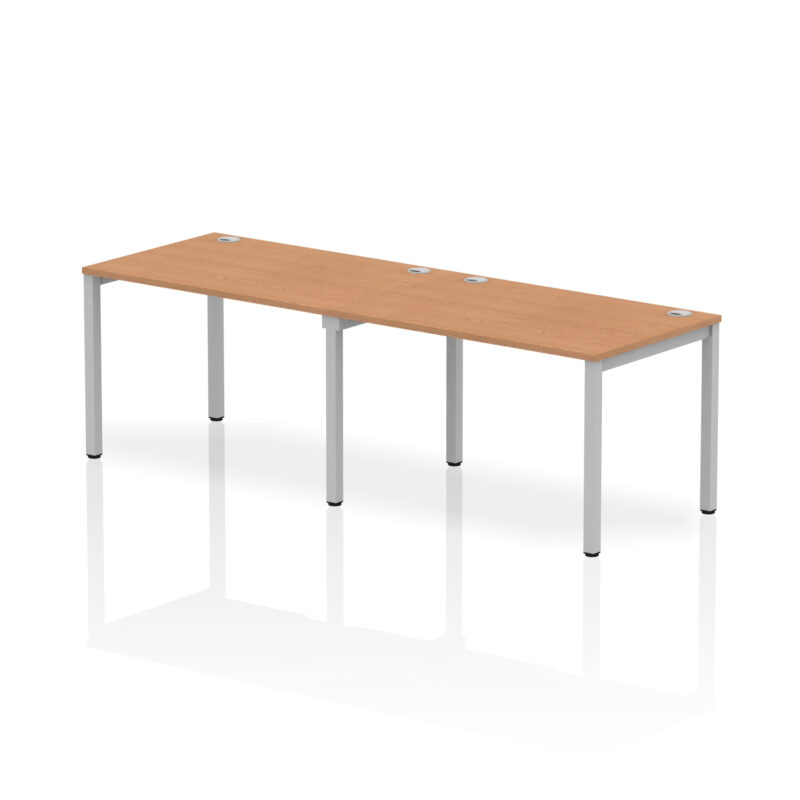impulse single row bench desk 2 person