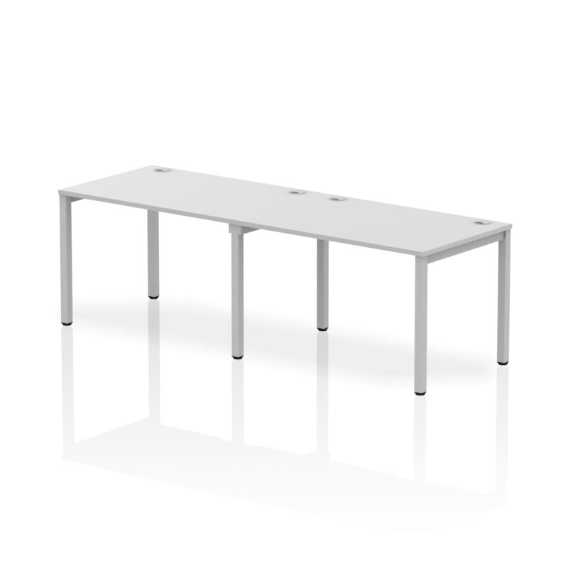 impulse single row bench desk 2 person