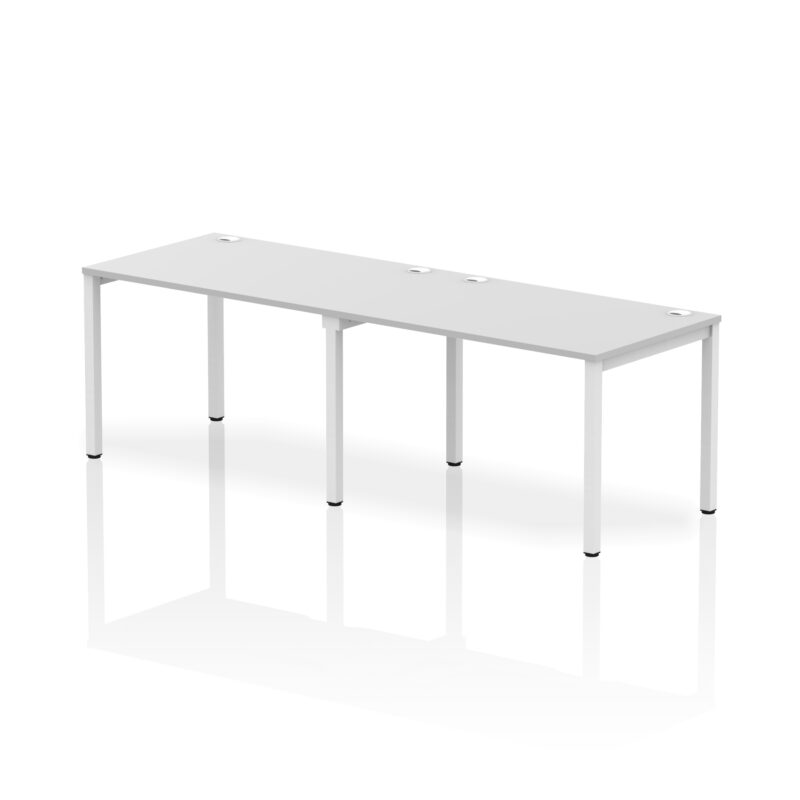 impulse single row bench desk 2 person
