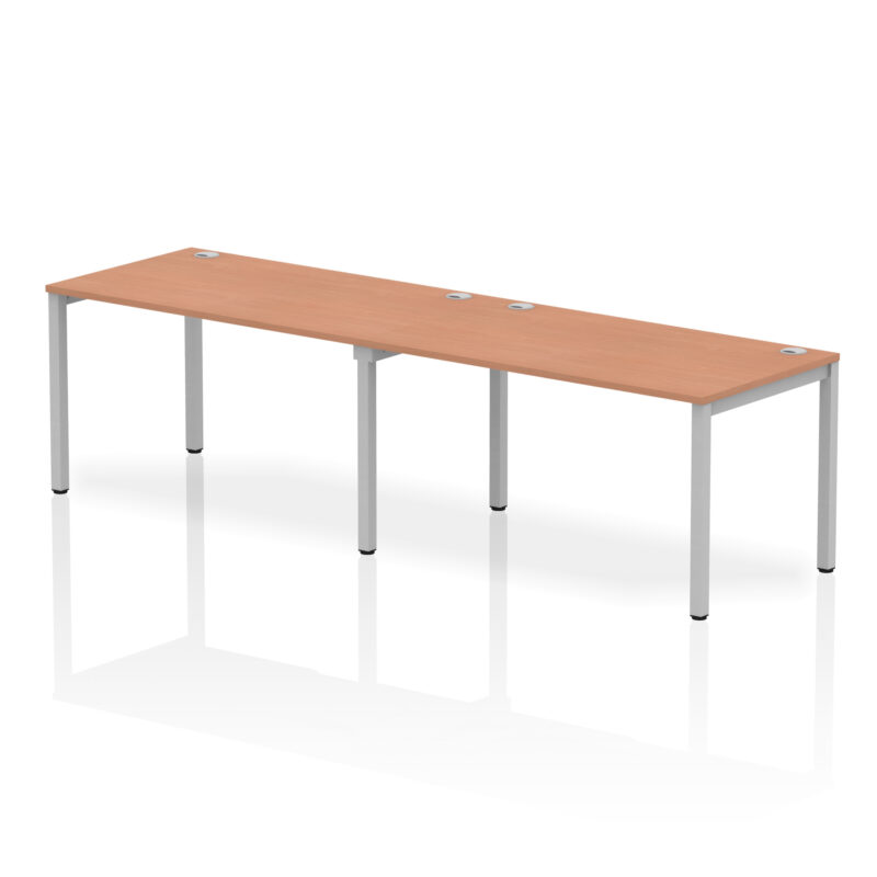 impulse single row bench desk 2 person