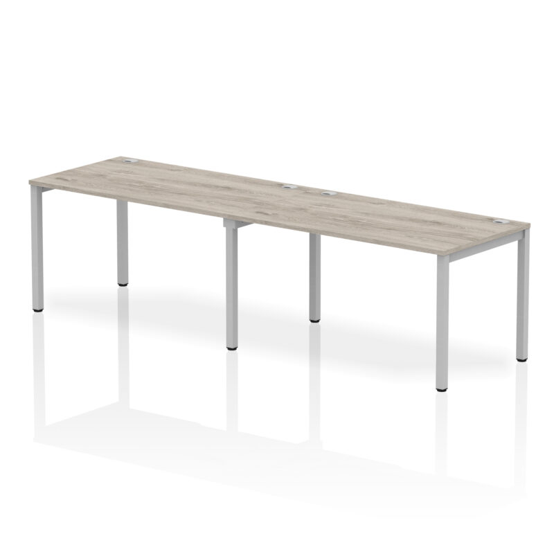 impulse single row bench desk 2 person