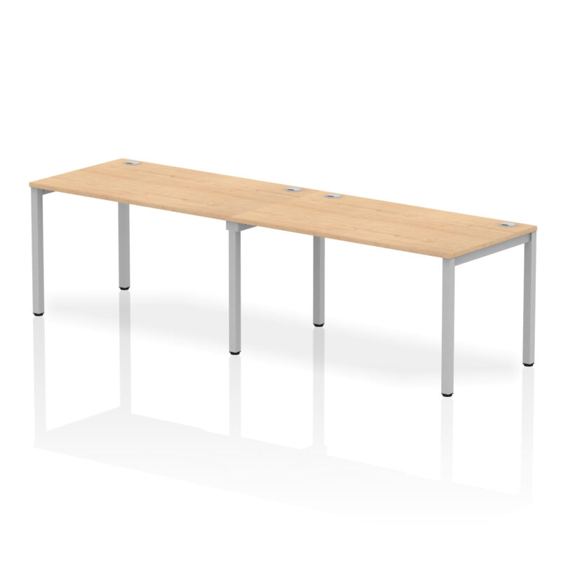 impulse single row bench desk 2 person