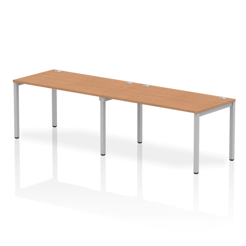 impulse single row bench desk 2 person