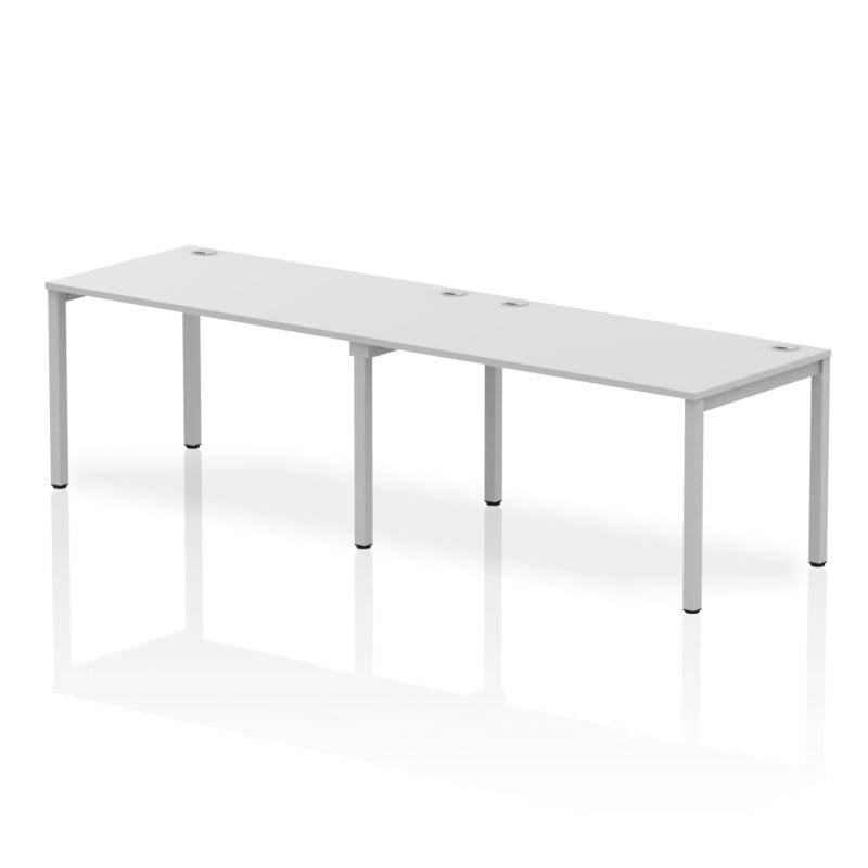 impulse single row bench desk 2 person