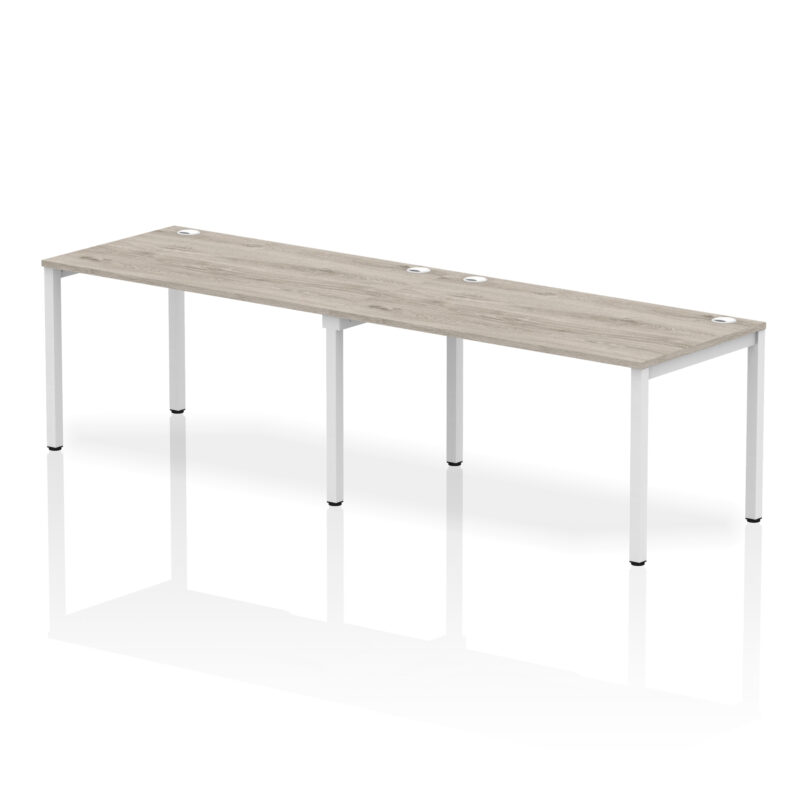 impulse single row bench desk 2 person