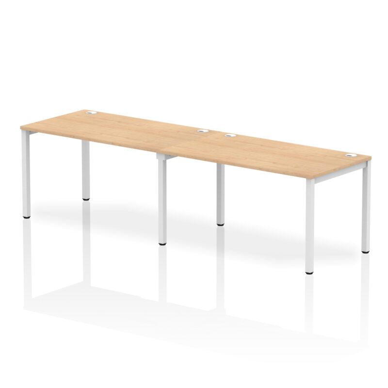 impulse single row bench desk 2 person