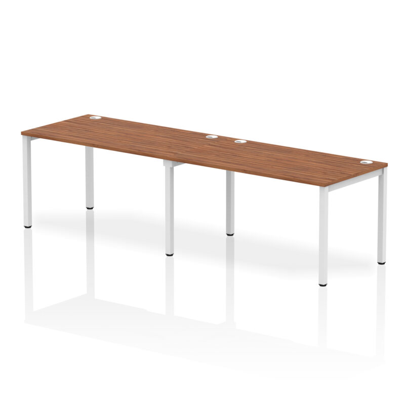 impulse single row bench desk 2 person