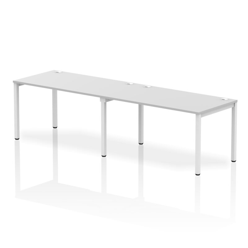 impulse single row bench desk 2 person