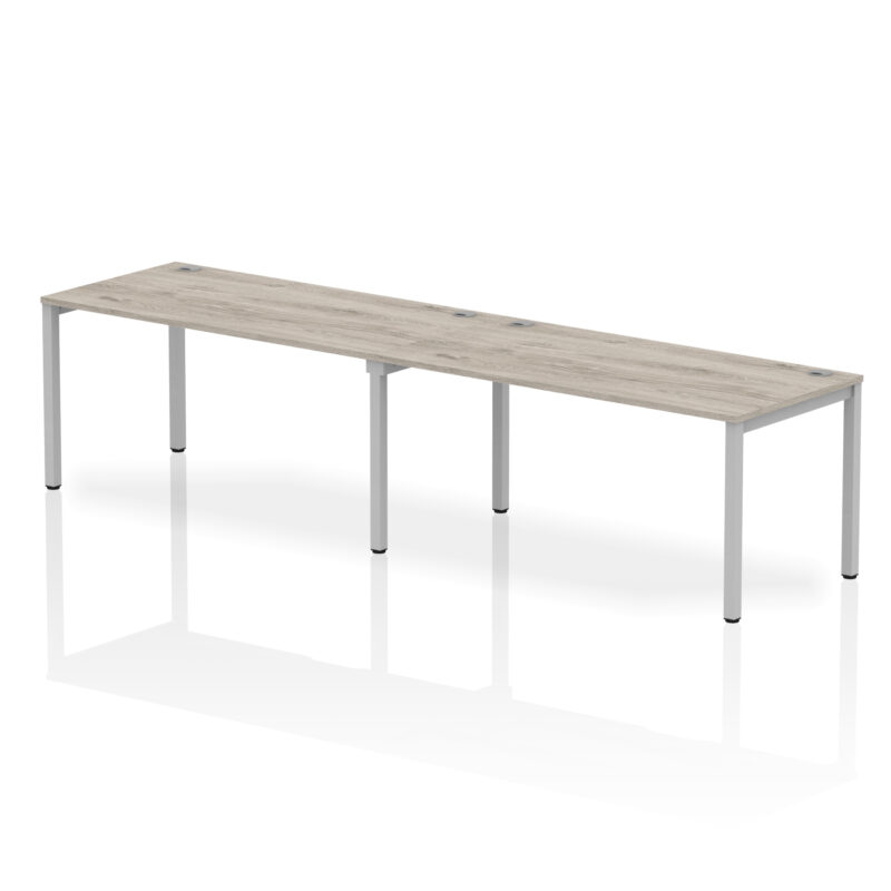 impulse single row bench desk 2 person