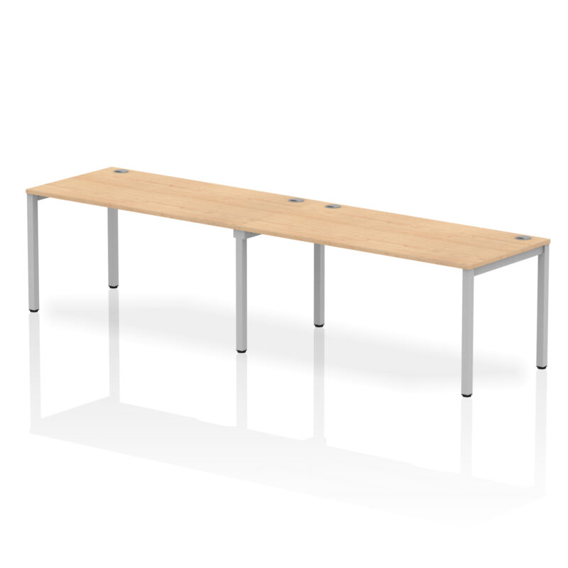 impulse single row bench desk 2 person