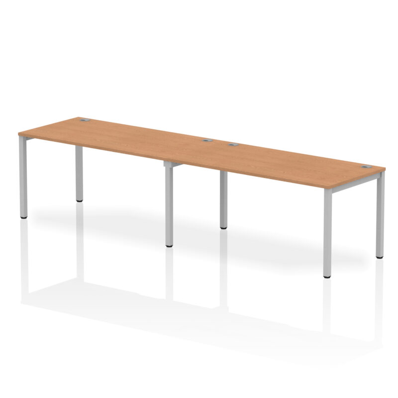 impulse single row bench desk 2 person