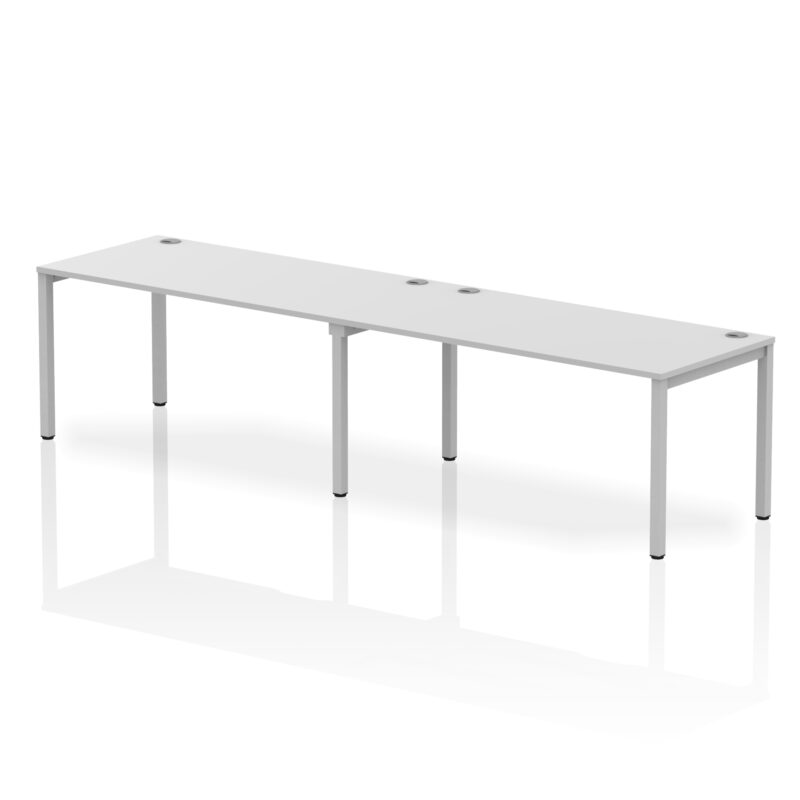 impulse single row bench desk 2 person