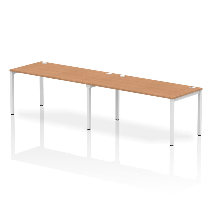 impulse single row bench desk 2 person