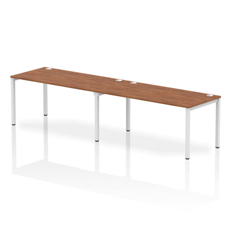 impulse single row bench desk 2 person