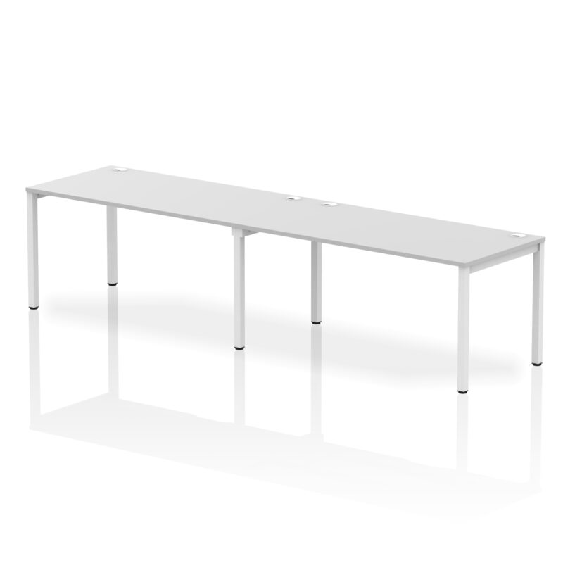 impulse single row bench desk 2 person