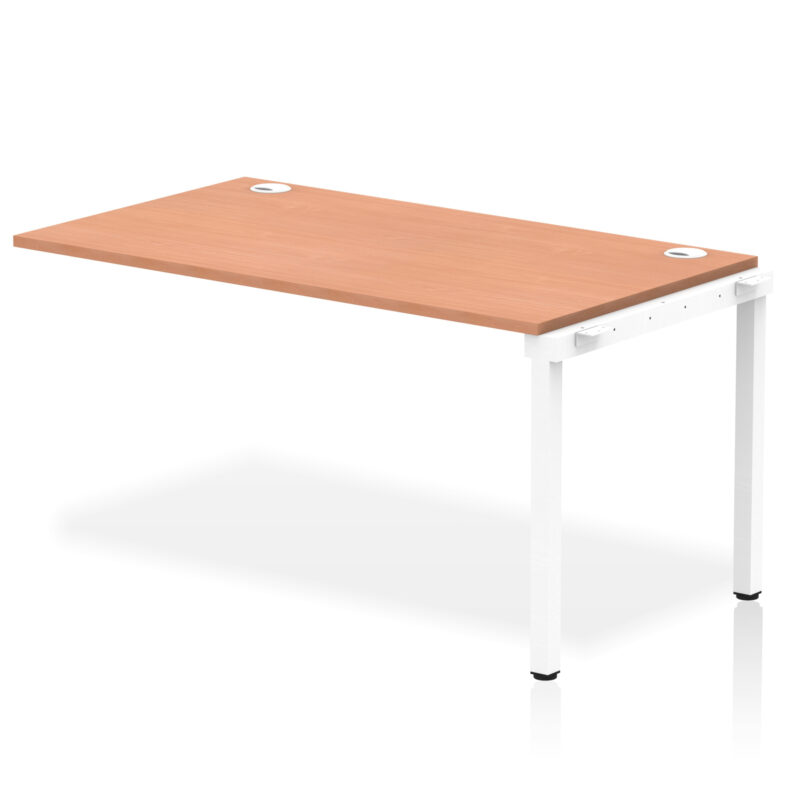 impulse single row bench desk extension kit