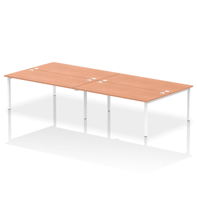 impulse b2b bench desk 4 person