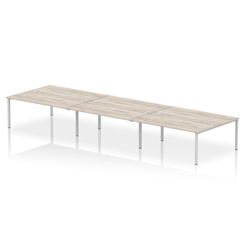 impulse b2b bench desk 6 person