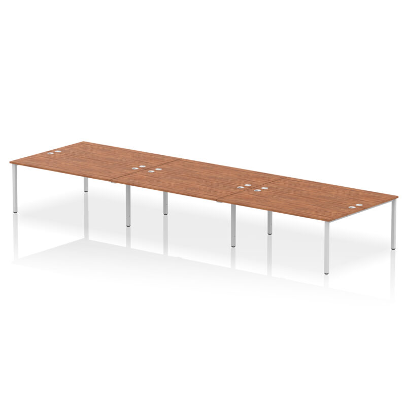 impulse b2b bench desk 6 person
