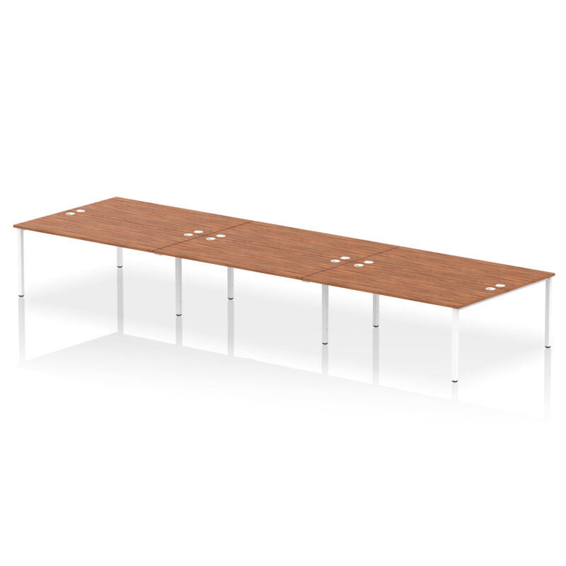impulse b2b bench desk 6 person