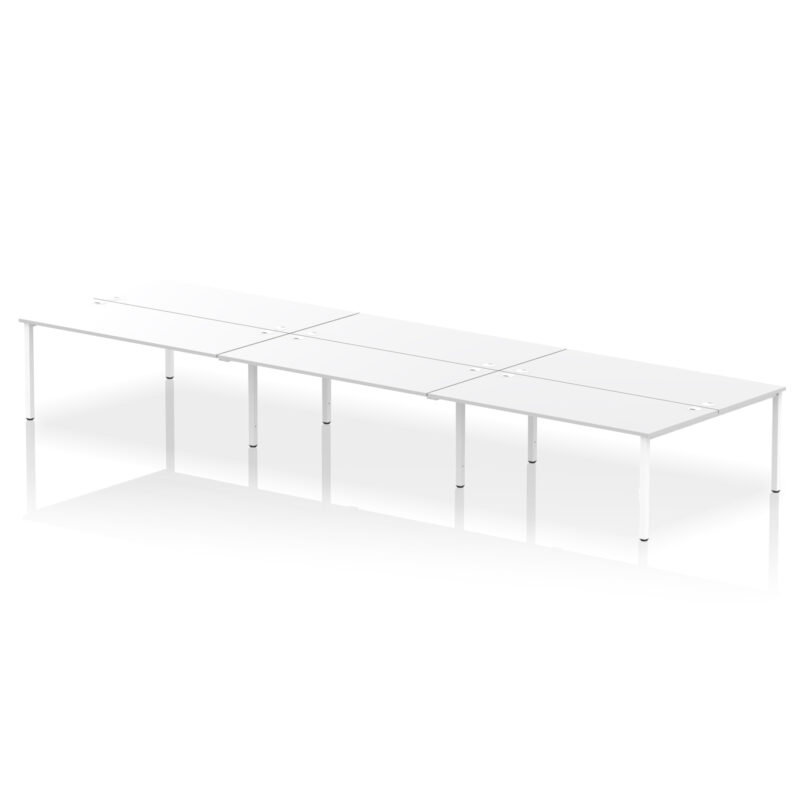impulse b2b bench desk 6 person