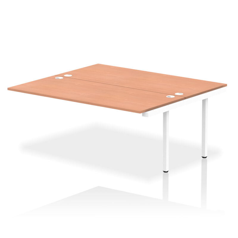 impulse b2b bench desk 2 person extension kit