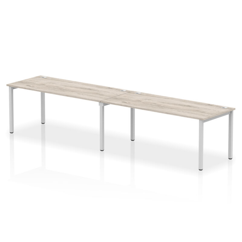 impulse single row bench desk 2 person