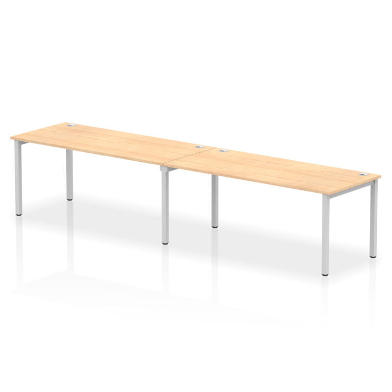 impulse single row bench desk 2 person