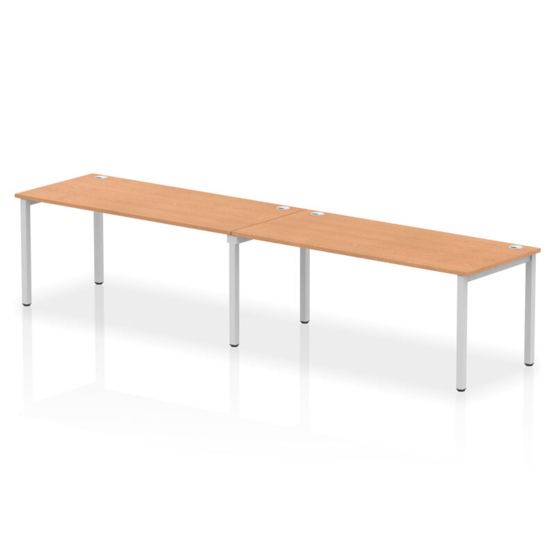 impulse single row bench desk 2 person