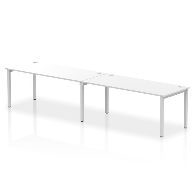 impulse single row bench desk 2 person