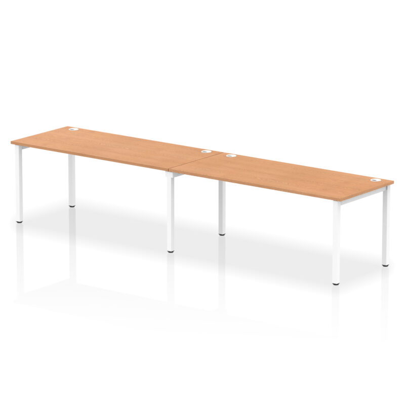 impulse single row bench desk 2 person