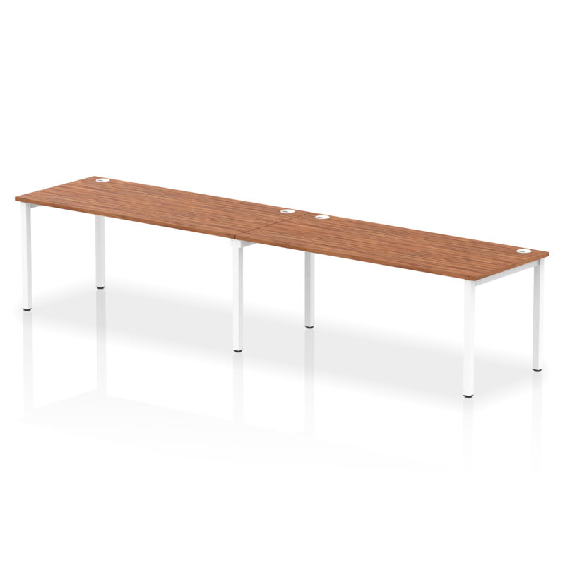impulse single row bench desk 2 person