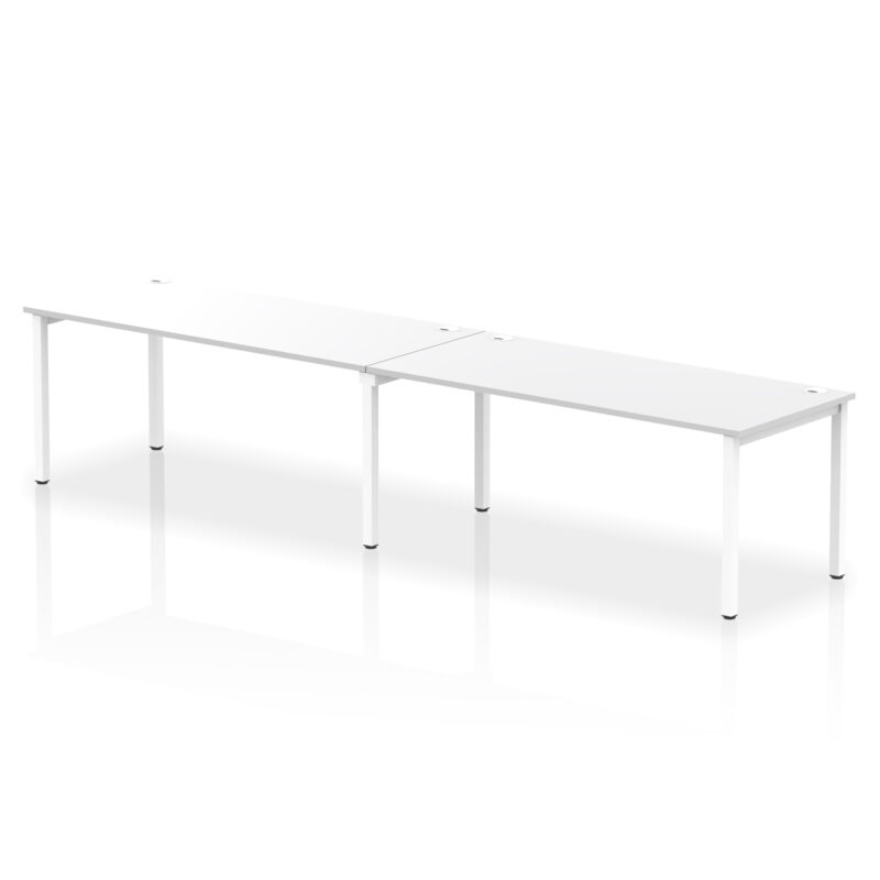 impulse single row bench desk 2 person
