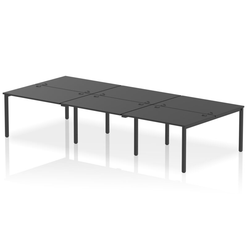 impulse b2b bench desk 6 person