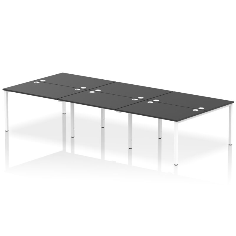 impulse b2b bench desk 6 person
