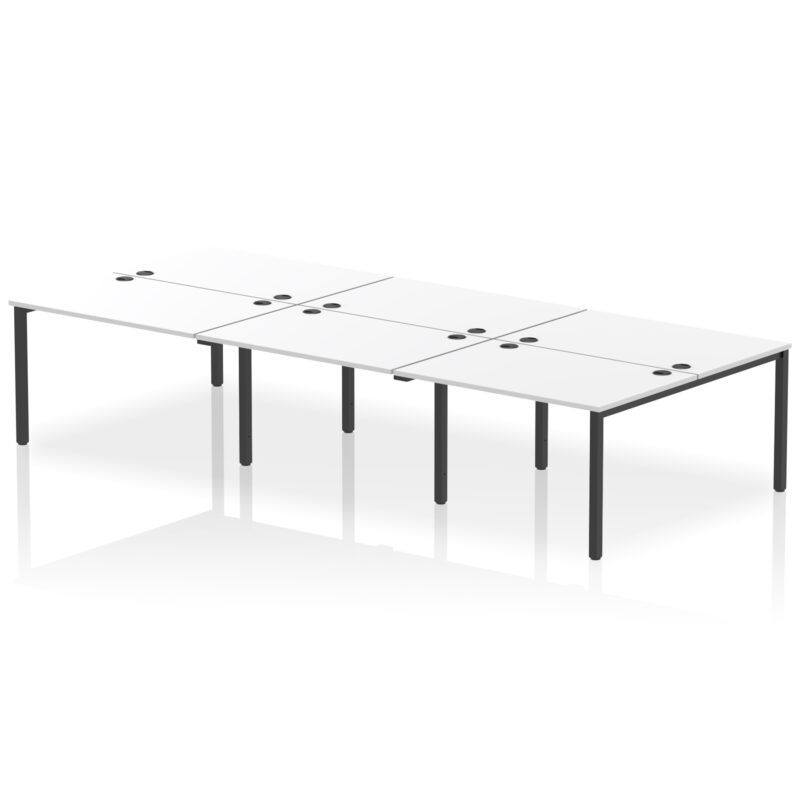 impulse b2b bench desk 6 person