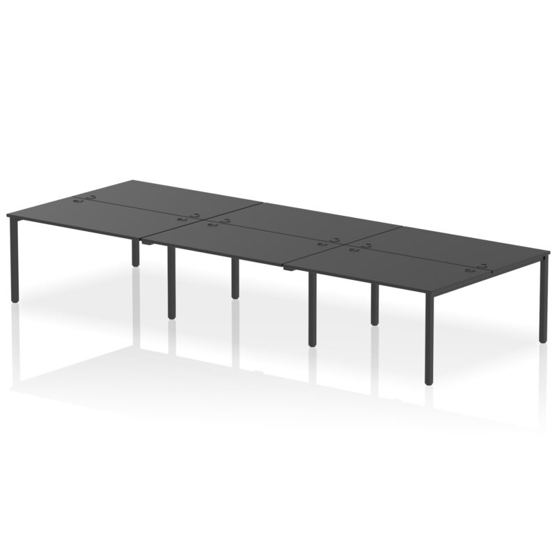 impulse b2b bench desk 6 person