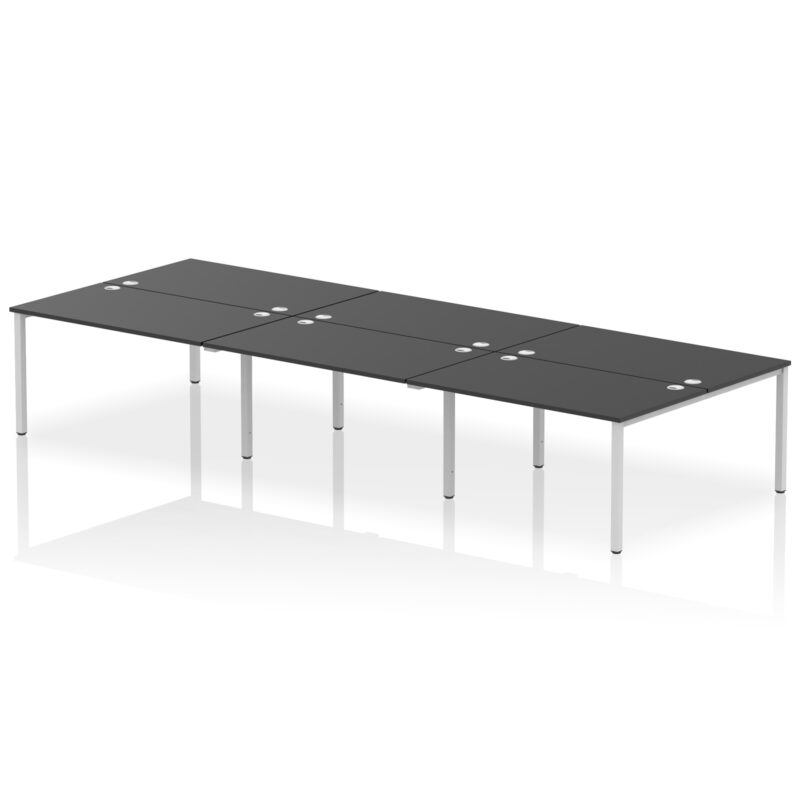 impulse b2b bench desk 6 person