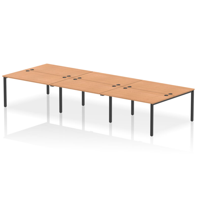 impulse b2b bench desk 6 person