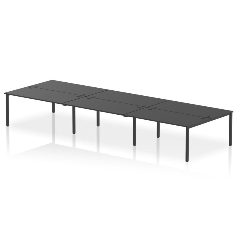 impulse b2b bench desk 6 person