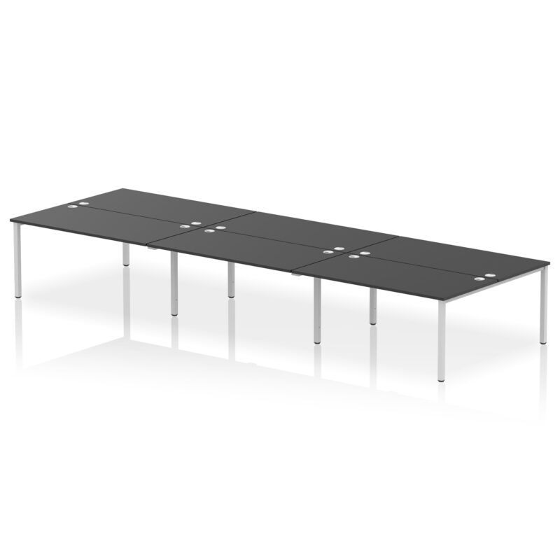 impulse b2b bench desk 6 person
