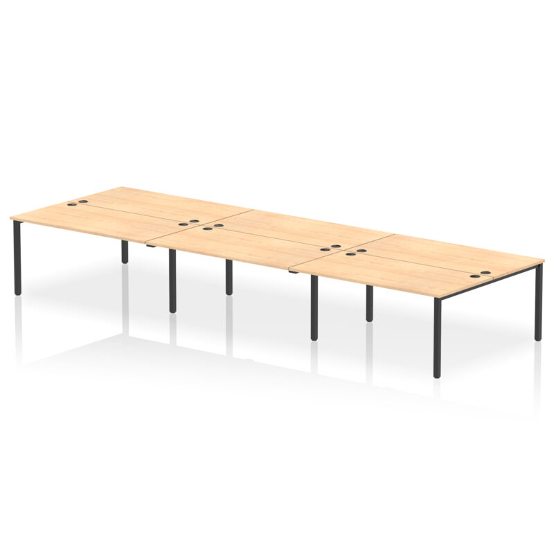 impulse b2b bench desk 6 person