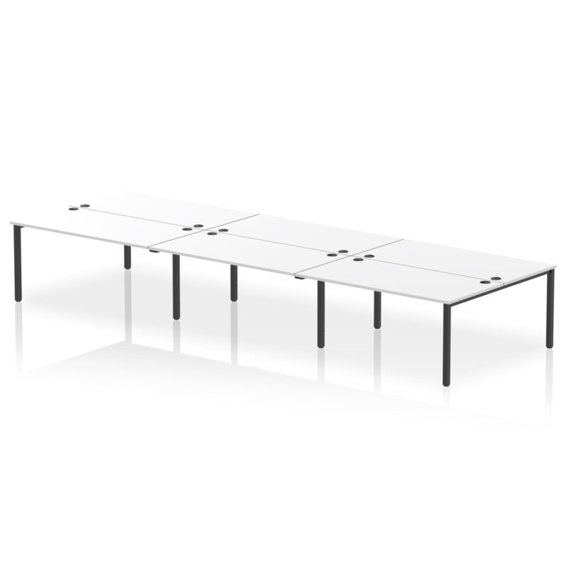 impulse b2b bench desk 6 person