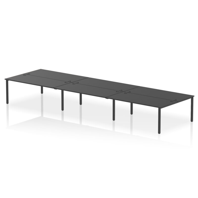 impulse b2b bench desk 6 person
