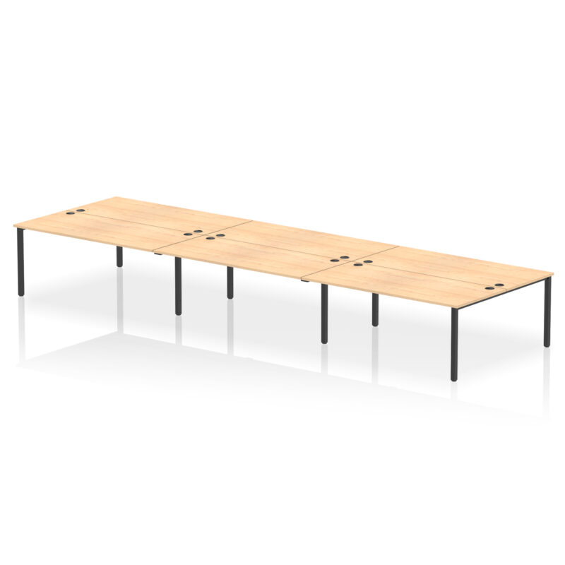 impulse b2b bench desk 6 person