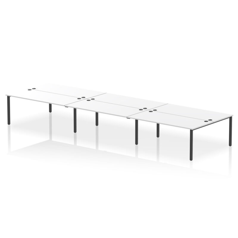 impulse b2b bench desk 6 person