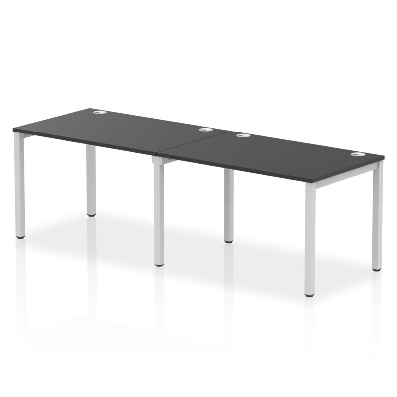 impulse single row bench desk 2 person